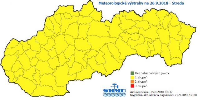 Meteorológovia varujú pred prízemným mrazom na celom Slovensku