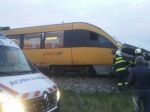 Na železničnom priecestí sa zrazil vlak RegioJet s osobným autom