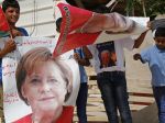 Palestínske deti požiadali Merkelovú, aby zachránila ich osadu pred zničením