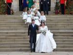 Na Windsorskom zámku sa vydala vnučka kráľovnej Alžbety, princezná Eugenie