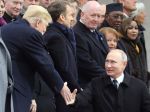 Trump a Putin sa pozdravili na oslavách konca 1. sv. vojny v Paríži
