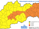 SHMÚ zvýšil výstrahu pred poľadovicou