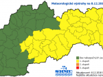 SHMÚ vydal výstrahu prvého stupňa pred poľadovicou