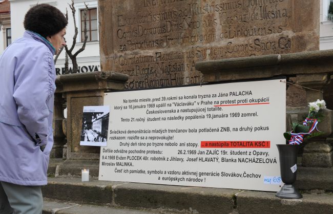 Pred 50 rokmi sa v Prahe upálil študent Palach na protest proti okupácii ČSSR