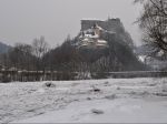 Oravský hrad zatvorili pre husté sneženie