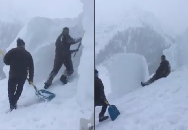 Video: Toľkoto snehu ste ešte nevideli. Sledujte, čo s ním muži robili