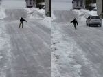 Video: V tomto meste zamrzli ulice tak, že sa po nich ľudia začali korčuľovať