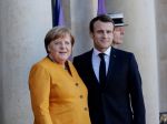 Macron a Merkelová diskutovali o brexite a spolupráci v oblasti obrany