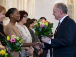 Andrej Kiska obedoval s desiatimi ženami pri príležitosti Medzinárodného dňa žien