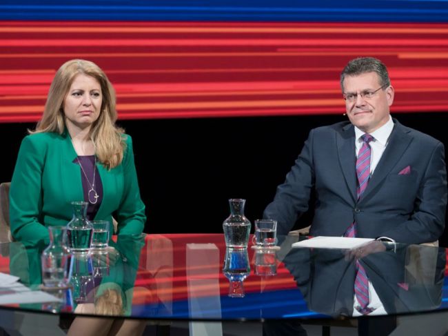 Čaputová a Šefčovič nie sú kandidátmi zmeny, tvrdia Hrabko a Marušiak