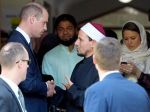 Britský princ William navštívil mešitu v meste Christchurch