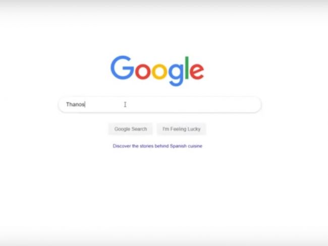 Video: Toto sa stane, keď v Googli vyhľadáte slovo „Thanos“