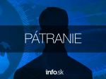 Polícia pátra po nezvestnom Vladimírovi, súd naňho vydal príkaz na zatknutie
