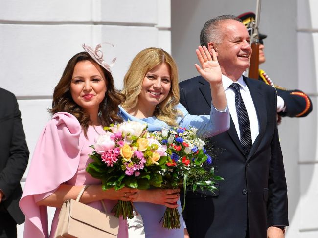 Andrej Kiska odovzdal palác novej prezidentke SR Zuzane Čaputovej