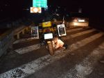 Motorkár sa na diaľnici zrazil s osobným autom, bol pod vplyvom alkoholu