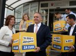 Kiska požiadal o registráciu strany Za ľudí, odovzdal 16.000 podpisov