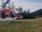 Pád paraglajdistovi spôsobil mnohopočetné poranenia