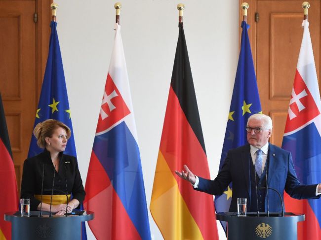 Čaputová sa stretla so Steinmeierom, ocenili blízke vzťahy oboch krajín