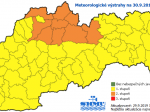 SHMÚ varuje pred silným vetrom na celom Slovensku