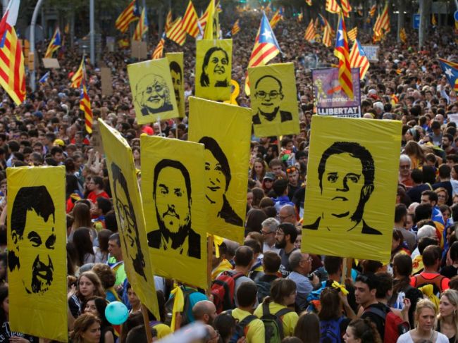 Na zhromaždenie v Barcelone prišlo vyše pol milióna protestujúcich