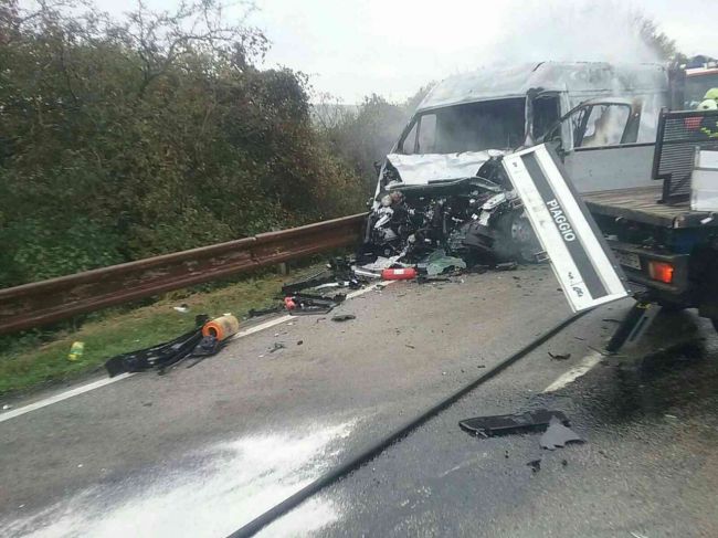 FOTO: Tragická dopravná nehoda si vyžiadala dve obete