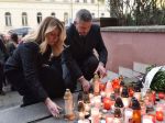 Zuzana Čaputová a Peter Pellegrini si uctili obete tragickej nehody pri Nitre