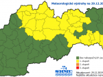 SHMÚ: Na juhovýchode silnejšie zafúka, v noci bude na severe Slovenska mrznúť