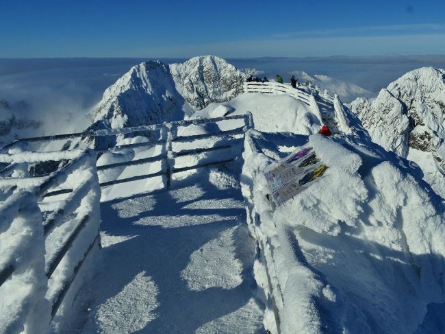 Na Lomnickom štíte namerali mínus 20 stupňov Celzia