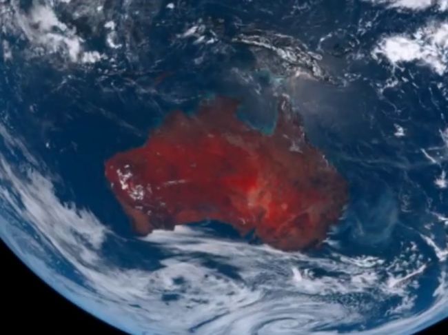 Video: Katastrofické následky požiarov je vidno z vesmíru, takto vyzerá Austrália