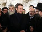 Macron sa v Jeruzaleme dostal do potýčky s izraelskou políciou