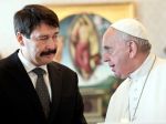 Pápež prijal maďarského prezidenta, dostal pozvanie do Maďarska