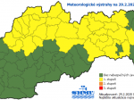 SHMÚ upozorňuje na silný vietor vo viacerých častiach Slovenska