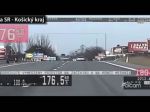 VIDEO: 25-ročný vodič sa rútil rýchlosťou 176 km/h