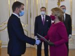 Prezidentka Zuzana Čaputová vymenovala vládu Igora Matoviča
