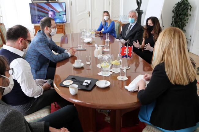 Prezidentka s členmi Súdnej rady SR diskutovala o vývoji situácie v súdnictve
