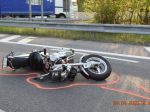 Dopravná nehoda si vyžiadala ďalší vyhasnutý život motocyklistu