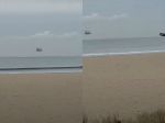 Video: Ľudia na pláži uvideli levitujúcu loď. Takáto je pravda