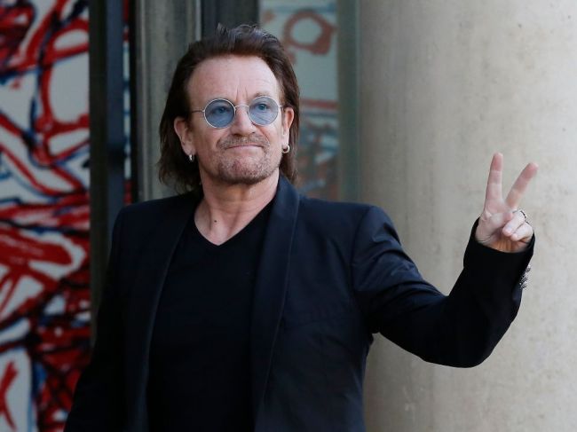Bono Vox, líder skupiny U2 oslavuje 60. narodeniny