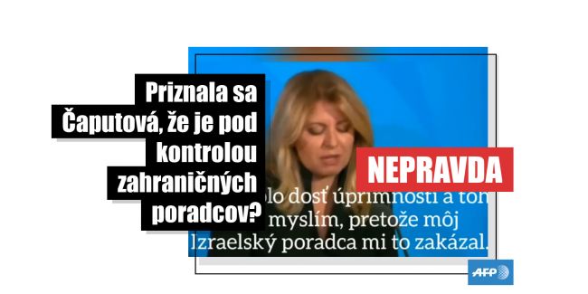 Hoax: Slovenské titulky k príhovoru Zuzany Čaputovej v OSN sú vymyslené