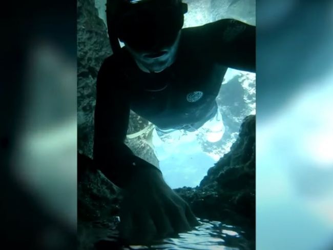 Video: Potápač našiel zvláštny úkaz – pod vodou sa vytvorilo jazierko