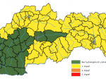 SHMÚ vydal výstrahy prvého stupňa pred dažďom aj povodňou