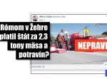 Nie, štát Rómom v žehrianskej karanténe nezaplatil za 2,3 tony jedla