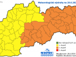 SHMÚ varuje pred búrkami na celom Slovensku