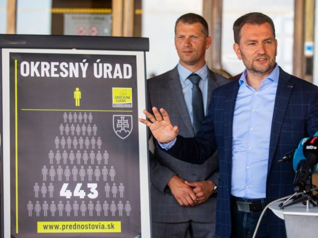 Matovič chce "verejnú lustráciu" kandidátov na prednostov OÚ, rozhodnúť majú občania