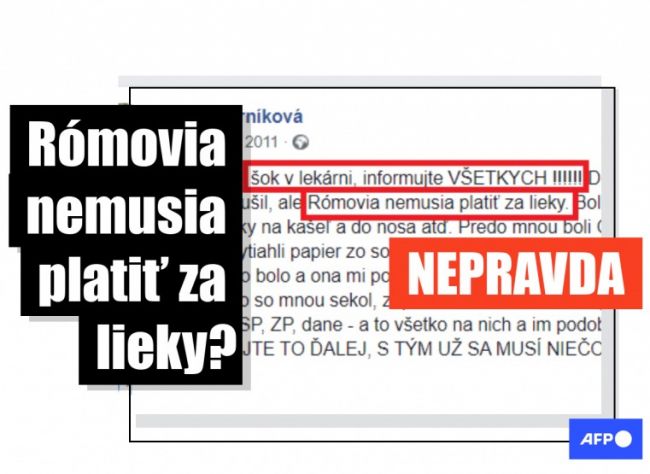 Hoax: Opäť sa šírila stará dezinformácia o tom, že Rómovia majú lieky zadarmo