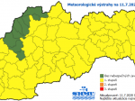 Meteorológovia varujú v sobotu pred silným vetrom, horúčavami i búrkami