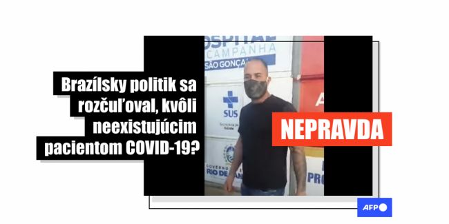 Hoax: Brazílsky poslanec sa v skutočnosti hneval, že meškala dostavba nemocnice