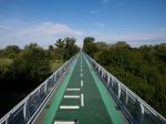 Cyklomost slobody v Devínskej Novej Vsi opäť otvorili,je nepoškodený