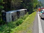 Hasiči o nehode autobusu na Donovaloch: „Bolo to veľké šťastie v nešťastí."