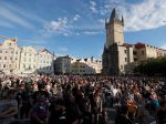 Hudobníci demonštrovali v Prahe za povolenie hromadných akcií